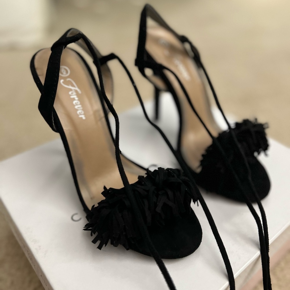 Forever 21 Black Stiletto Heels
